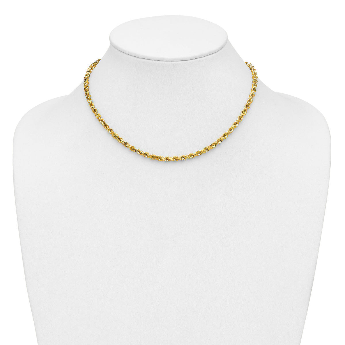 14k 4mm D/C Rope with Lobster Clasp Chain-030L-16