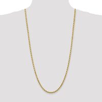 14k 4mm D/C Rope with Lobster Clasp Chain-030L-30
