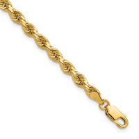 14k 4mm D/C Rope with Lobster Clasp Chain-030L-9