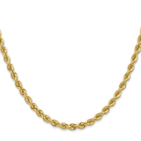 14k 4mm Regular Rope Chain-030S-18