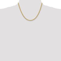 14k 4mm Regular Rope Chain-030S-18