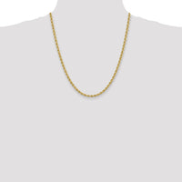 14k 4mm Regular Rope Chain-030S-22