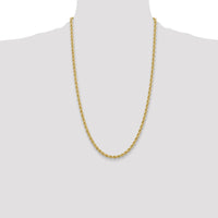 14k 4mm Regular Rope Chain-030S-26