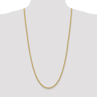 14k 4mm Regular Rope Chain-030S-30