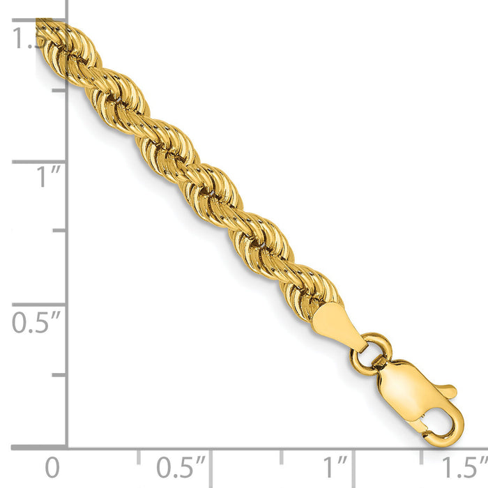 14k 4mm Regular Rope Chain-030S-7