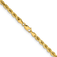 14K 26 inch 4.25mm Diamond-cut Rope with Lobster Clasp Chain-033L-26