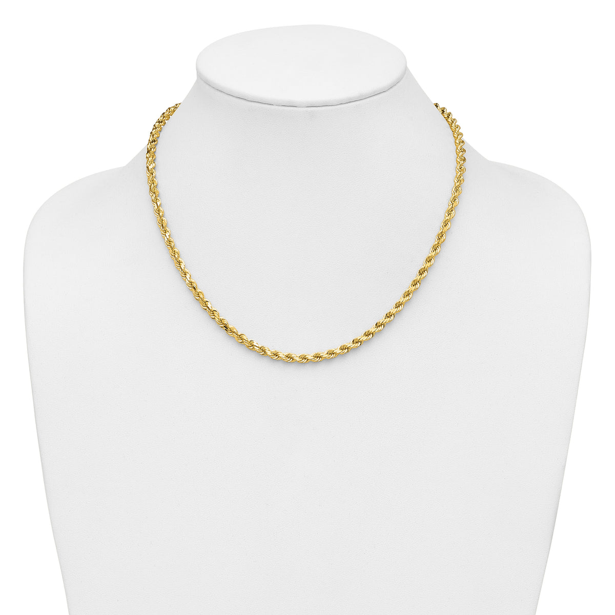 14K 4.25mm D/C Rope with Lobster Clasp Chain-033L-18