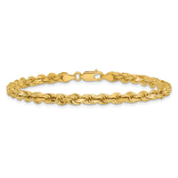 14K 4.25mm D/C Rope with Lobster Clasp Chain-033L-8