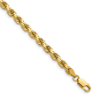 14K 4.25mm D/C Rope with Lobster Clasp Chain-033L-16