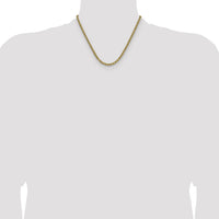 14k 4.2mm Regular Rope Chain-033S-18