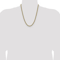 14k 4.2mm Regular Rope Chain-033S-22