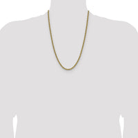 14k 4.2mm Regular Rope Chain-033S-24