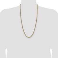 14k 4.2mm Regular Rope Chain-033S-28