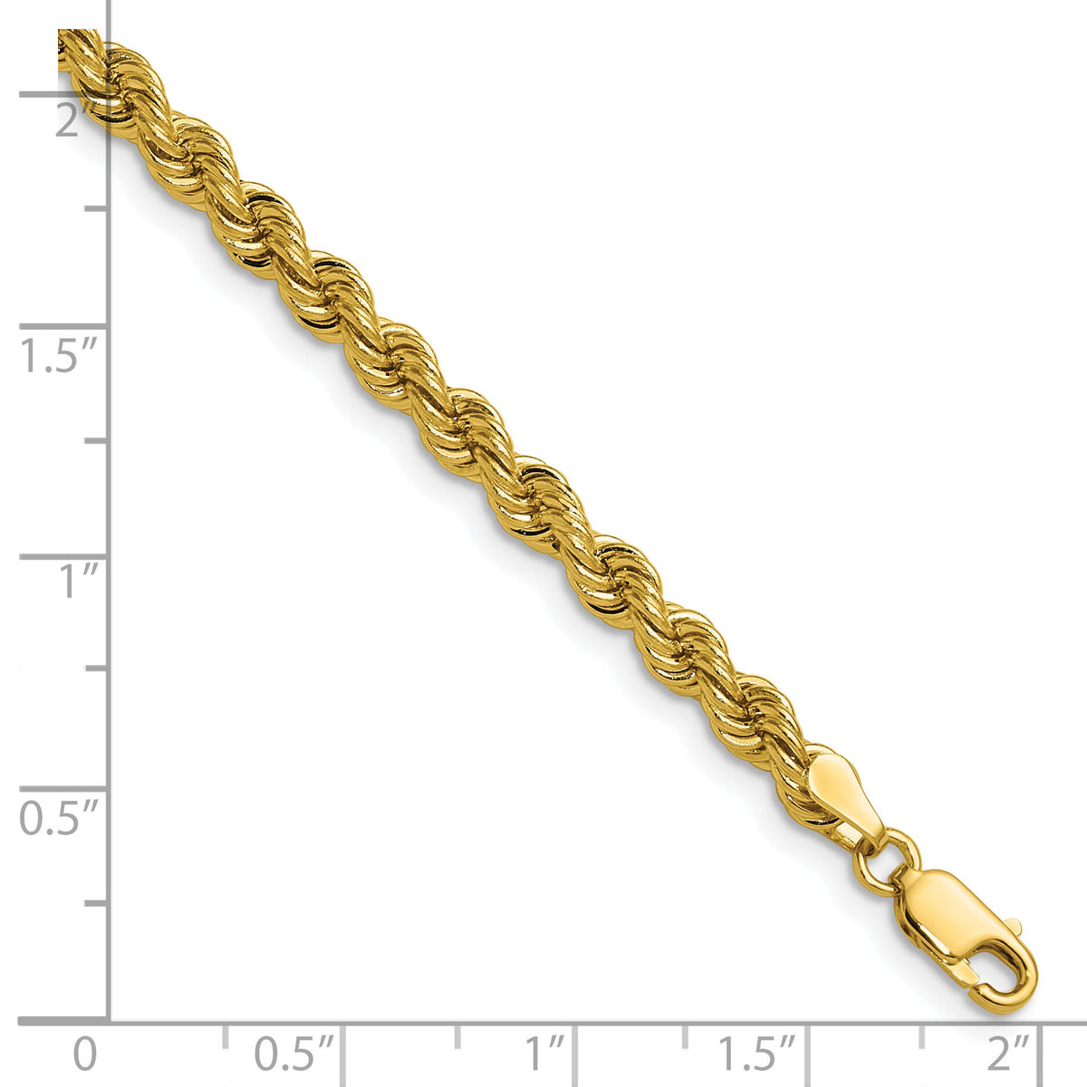 14k 4.2mm Regular Rope Chain-033S-9