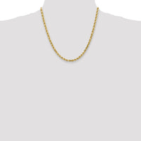 14k 4.5mm D/C Rope with Lobster Clasp Chain-035L-20