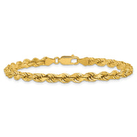 14k 4.5mm D/C Rope with Lobster Clasp Chain-035L-7