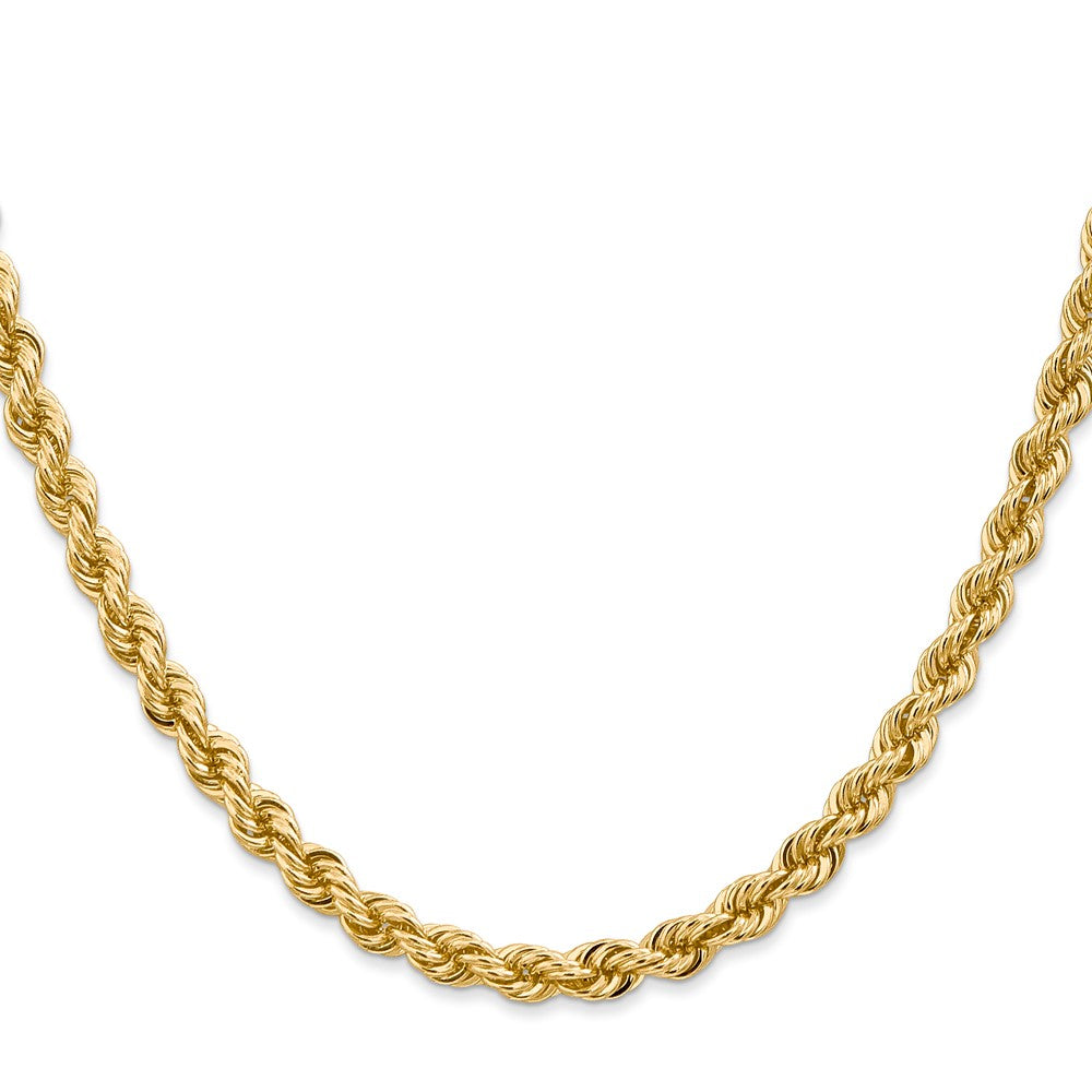 14K 26 inch 5mm Regular Rope with Lobster Clasp Chain-035S-26