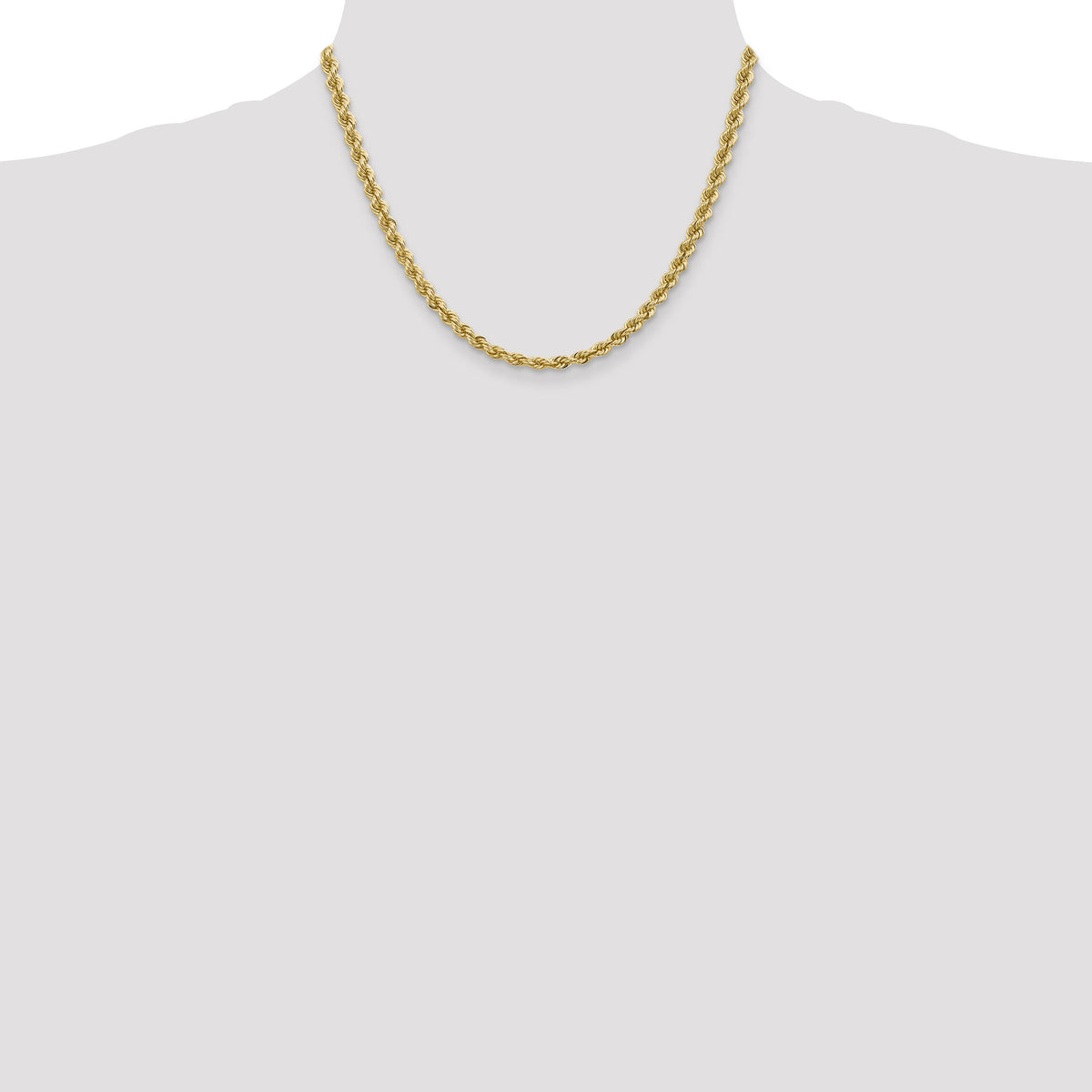 14k 5mm Regular Rope Chain-035S-18
