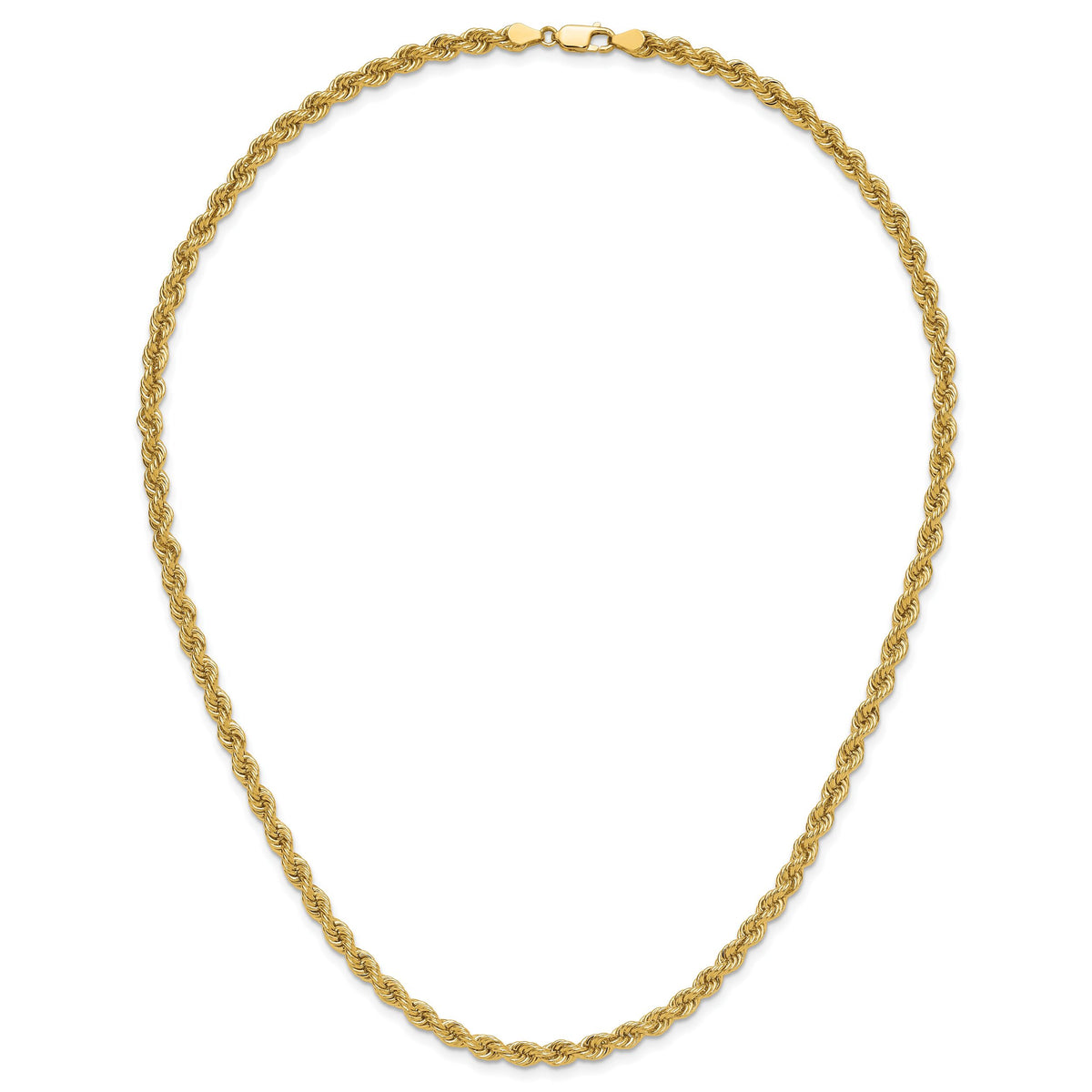 14k 5mm Regular Rope Chain-035S-20