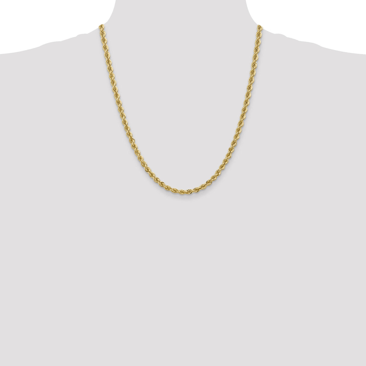 14k 5mm Regular Rope Chain-035S-22