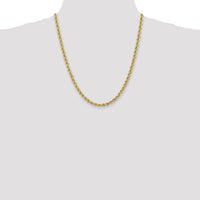 14k 5mm Regular Rope Chain-035S-22