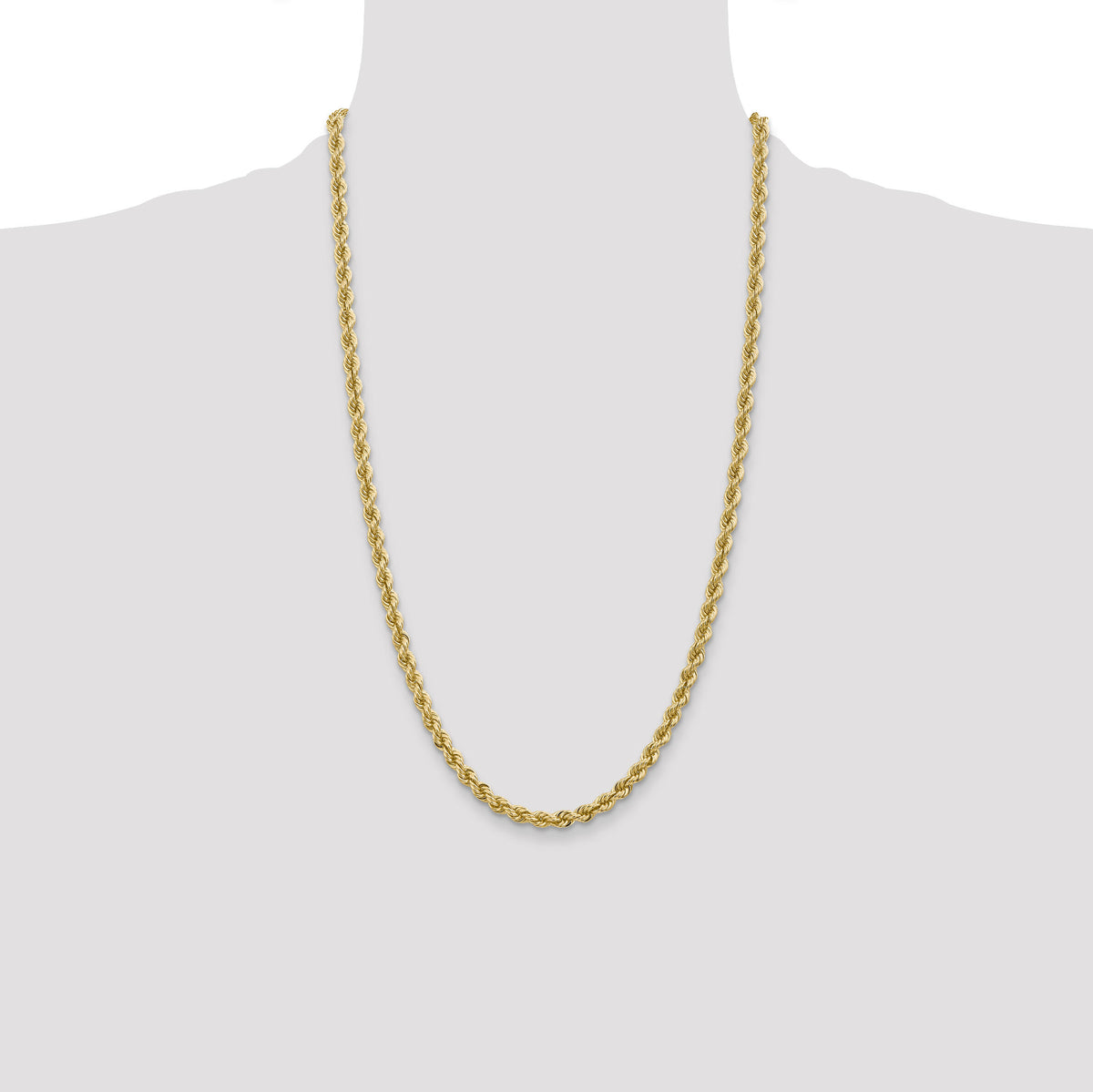 14k 5mm Regular Rope Chain-035S-26