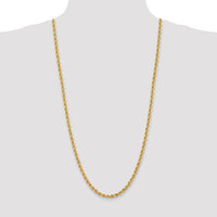 14K 30 inch 5mm Regular Rope with Lobster Clasp Chain-035S-30