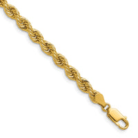 14k 5mm Regular Rope Chain-035S-22