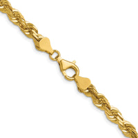 14k 5.5mm D/C Rope with Fancy Lobster Clasp Chain-040L-22