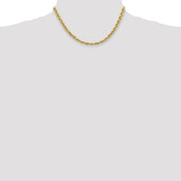 14k 5.5mm D/C Rope with Fancy Lobster Clasp Chain-040L-16