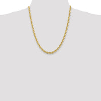 14k 6mm Regular Rope Chain-040S-22