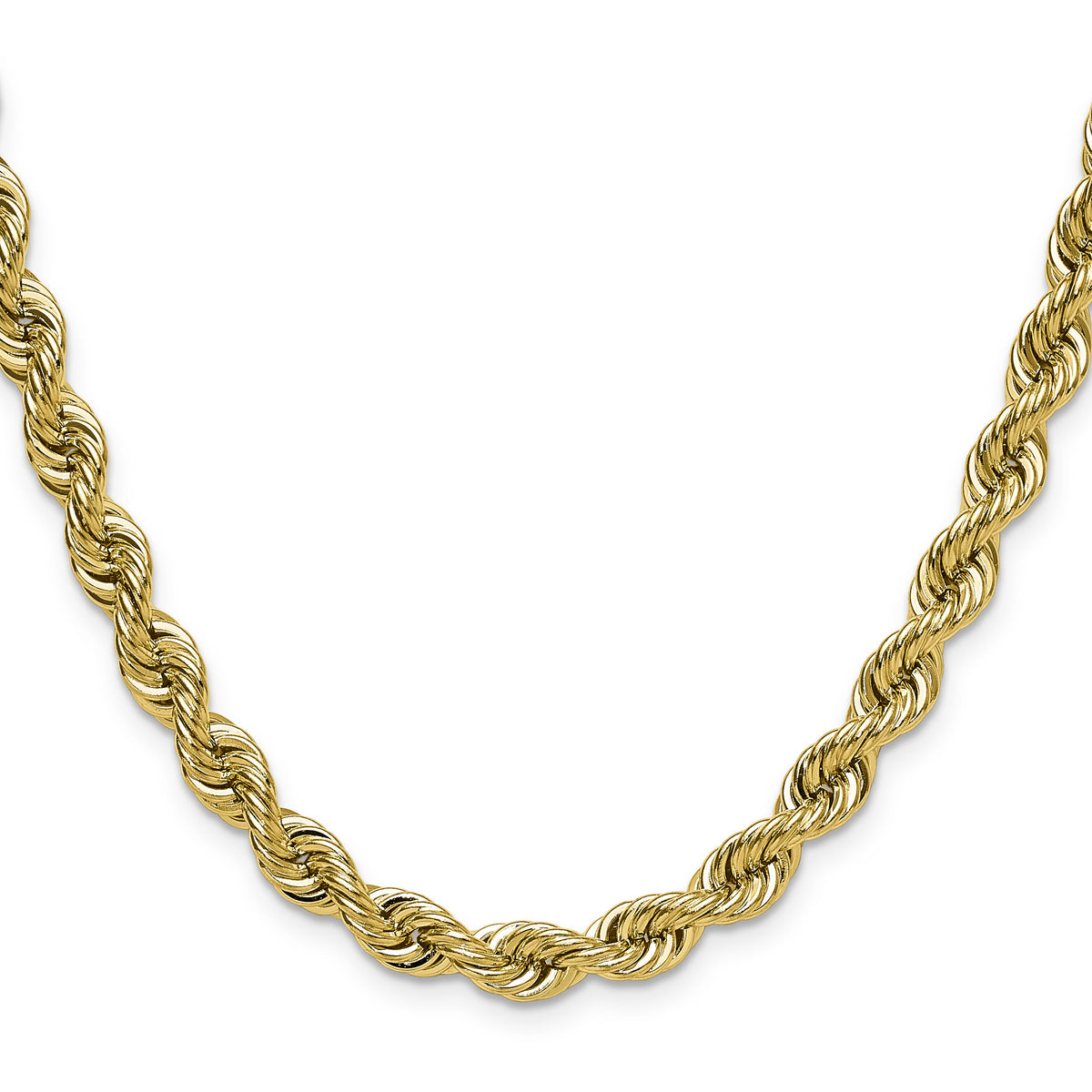 14k 6.7mm Regular Rope Chain-045S-26