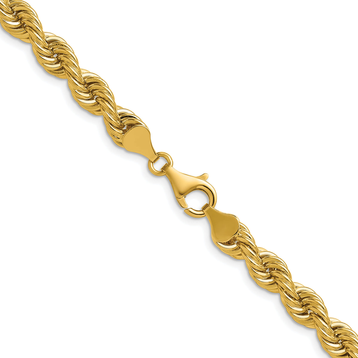 14k 6.7mm Regular Rope Chain-045S-22