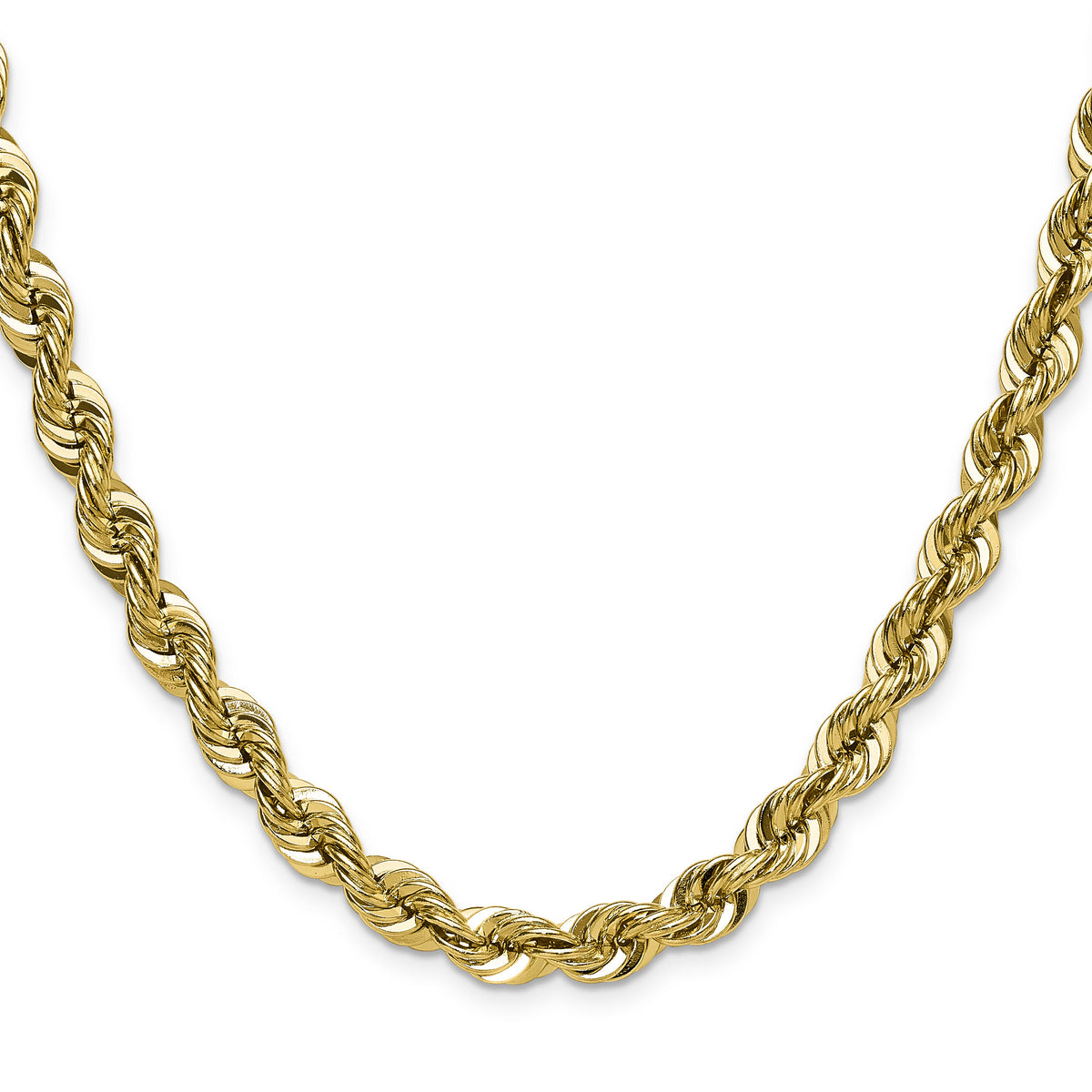 14k 7.5mm Regular Rope Chain-050S-22