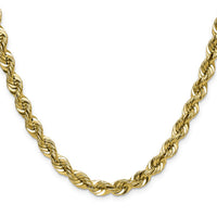 14k 7.5mm Regular Rope Chain-050S-26