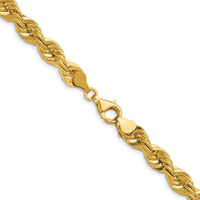 14k 7.5mm Regular Rope Chain-050S-22