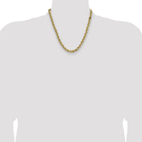 14k 7.5mm Regular Rope Chain-050S-20
