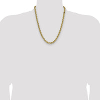 14k 7.5mm Regular Rope Chain-050S-22