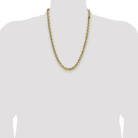 14k 7.5mm Regular Rope Chain-050S-24