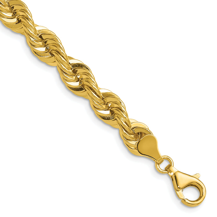 14k 7.5mm Regular Rope Chain-050S-24