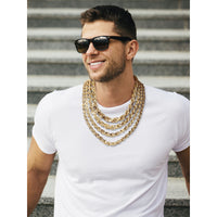 14K 12mm  D/C Rope with Fancy Lobster Clasp Chain-100-20