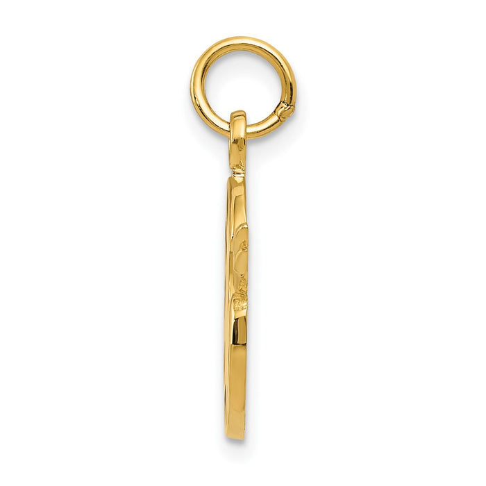 10k Enameled Artist Palette Charm-10A0179