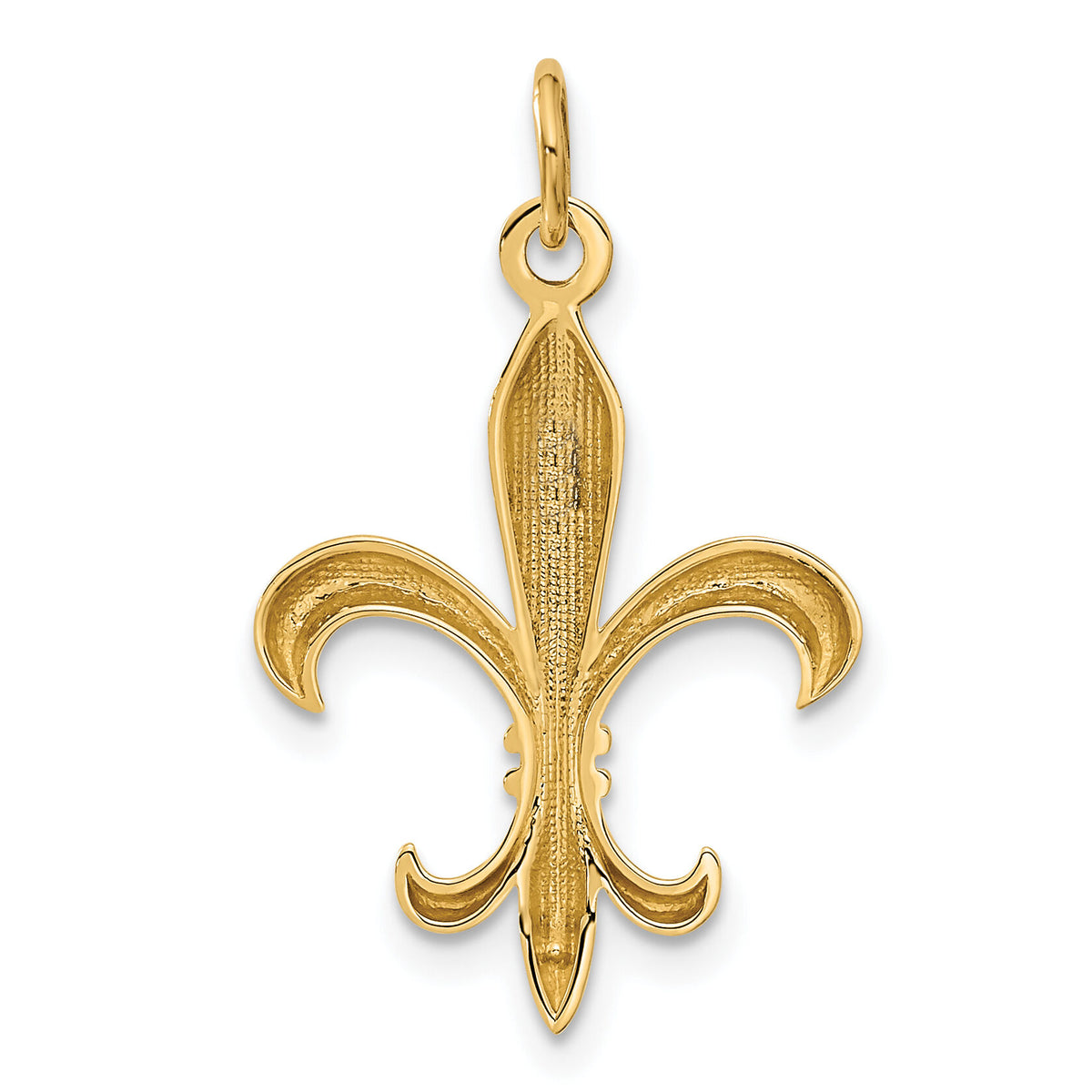 10k Hollow Fleur De Lis Charm Metal Mold-10A0310