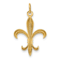10k Hollow Fleur De Lis Charm Metal Mold-10A0310