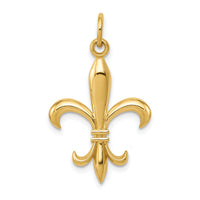 10k Hollow Fleur De Lis Charm Metal Mold-10A0310