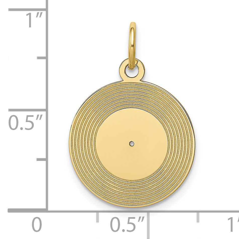 10k Record Album Charm-10A0564/L