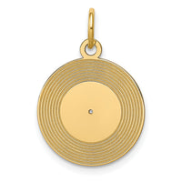 10k Record Album Charm-10A0564/L