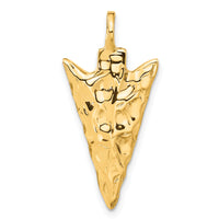 10k Arrow Head Charm-10A0932
