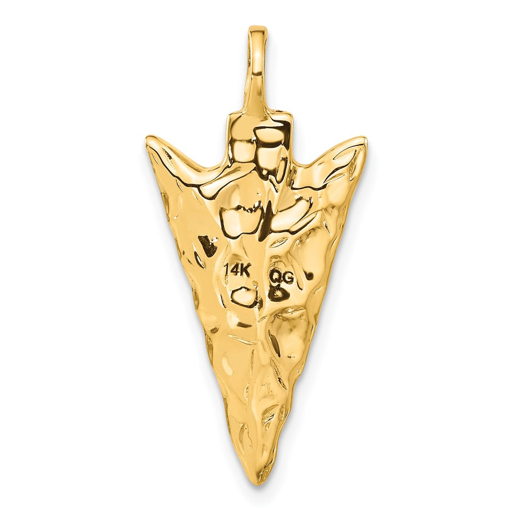 10k Arrow Head Charm-10A0932