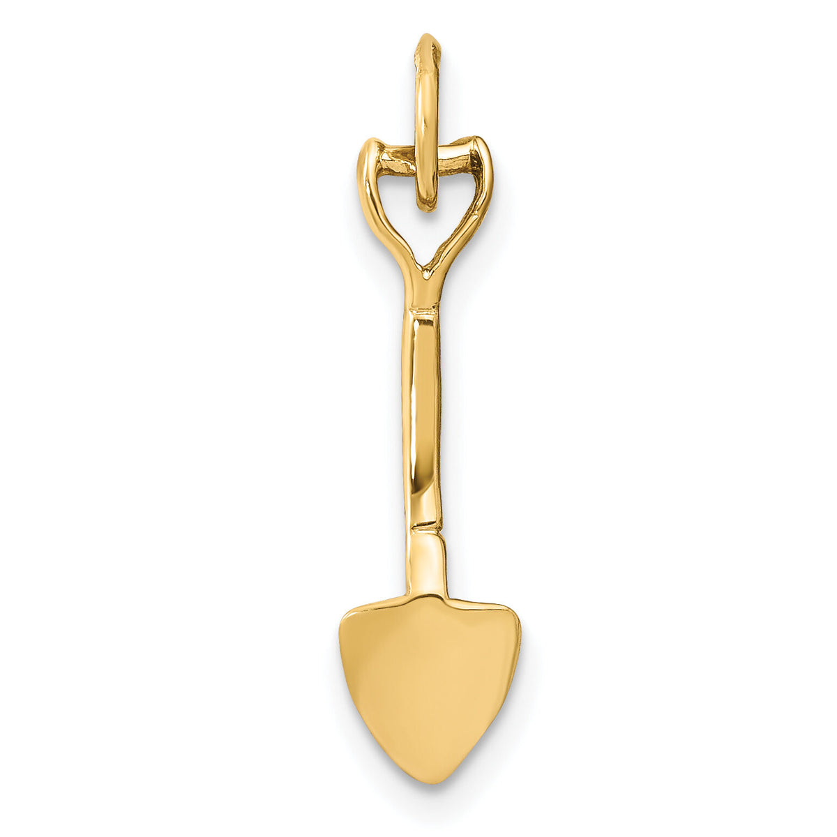 10k 3-D Spade Charm-10A2140